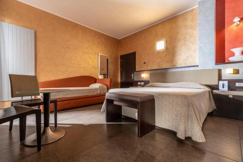 Hotel Dei Naniにあるベッド