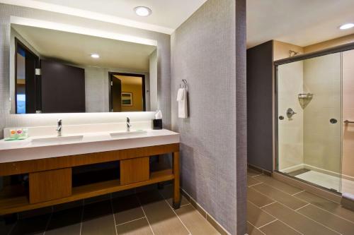 Bilik mandi di Hyatt Place Huntsville - Research Park - Redstone