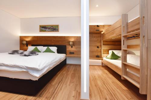 Двуетажно легло или двуетажни легла в стая в Ferienwohnung Saxenhammer