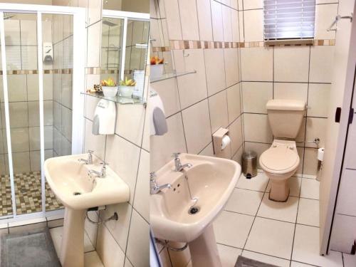 Un baño de Alucarni Guest House with solar energy