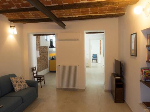Χώρος καθιστικού στο La Tintoria Suites