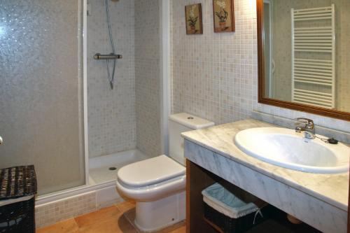 Et badeværelse på Vielha centrico Calbeto FU