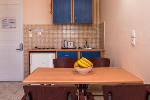 Cuisine ou kitchenette dans l'établissement Macedonia
