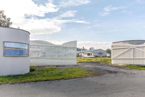 El edificio en el que está la estancia rural