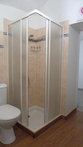 Vonios kambarys apgyvendinimo įstaigoje Appartement tout confort 2-4 personnes Joyeuse-ARDECHE