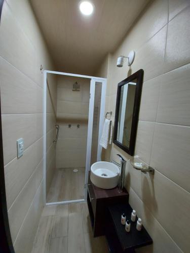 Un baño de Hotel La Estancia Zacatlan