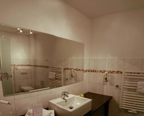 Fründts Hotel tesisinde bir banyo