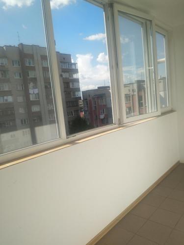 A balcony or terrace at Апартаменти Липинського3,поруч Порт Сіті