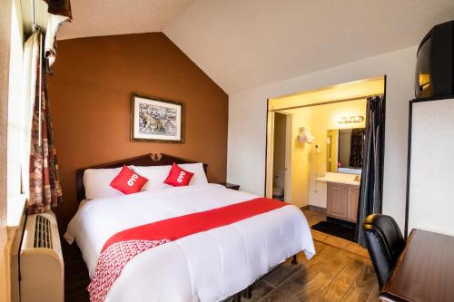 Katil atau katil-katil dalam bilik di OYO Hotel Decatur TX Hwy 287 Northwest