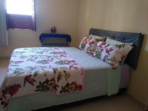 Cama o camas de una habitación en Hospedaria Casa de Adriana