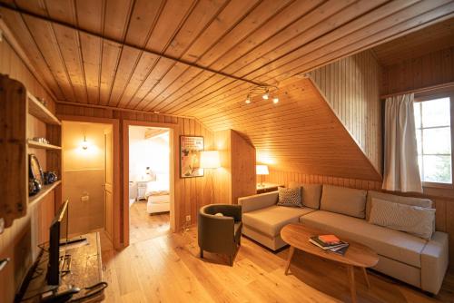 Posezení v ubytování Hotel Alpenrose mit Gourmet-Restaurant Azalée