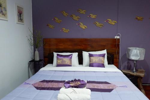 Cama o camas de una habitación en The Park Ayutthaya Resort And Spa