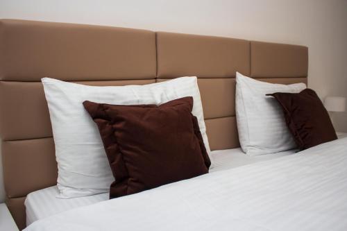 Postel nebo postele na pokoji v ubytování Bernardazzi Grand Hotel