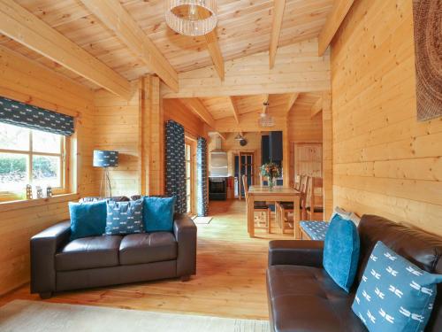 Posezení v ubytování Tythe Lodge
