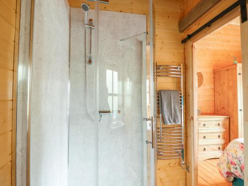 Koupelna v ubytování Tythe Lodge