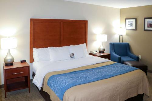 Llit o llits en una habitació de Comfort Inn & Suites Sikeston I-55