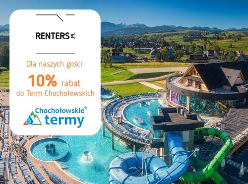 a screenshot of a water slide at a water park at Apartament Neapol Rezydencja Sienkiewicza by Noclegi Renters in Zakopane