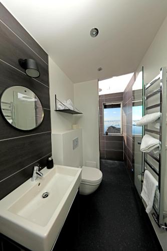 Koupelna v ubytování Hotel Icefiord