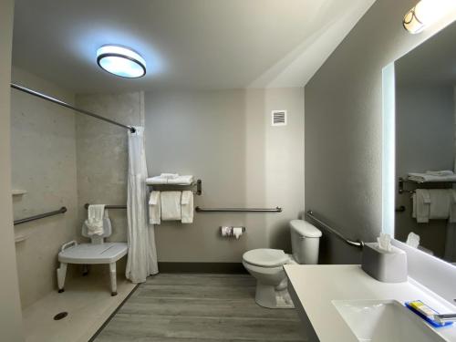 A bathroom at Holiday Inn Express Hotel & Suites Somerset Central, an IHG Hotel