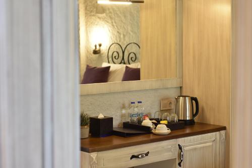 Dapur atau dapur kecil di Alaçatı Aura Plus