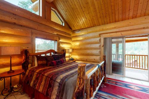 Ένα ή περισσότερα κρεβάτια σε δωμάτιο στο Sunflower Lodge
