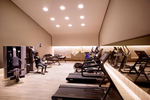 
The fitness center and/or fitness facilities at InterContinental Barcelona, an IHG Hotel
