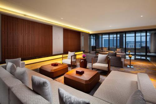 Χώρος καθιστικού στο Crowne Plaza Kunshan by IHG