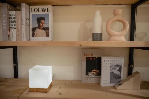 Biblioteca en el hostal o pensión