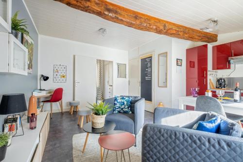 Maison d'une chambre avec vue sur la ville jardin clos et wifi a Libourne