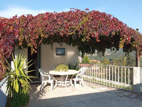 Zahrada ubytování Casa MiraXurés con vistas a la Sierra del Xurés