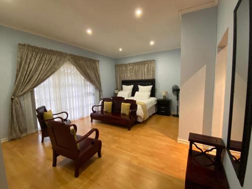Χώρος καθιστικού στο JB Countrylife Accommodation