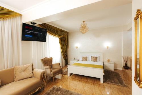 Katil atau katil-katil dalam bilik di Hotel Evianne Boutique