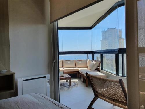 Χώρος καθιστικού στο Espectacular Dpto en costa de montemar