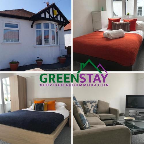 'Eastville Court Rhyl' by Greenstay Serviced Accommodation - Cosy 2 Bedroom Bungalow with Parking, N