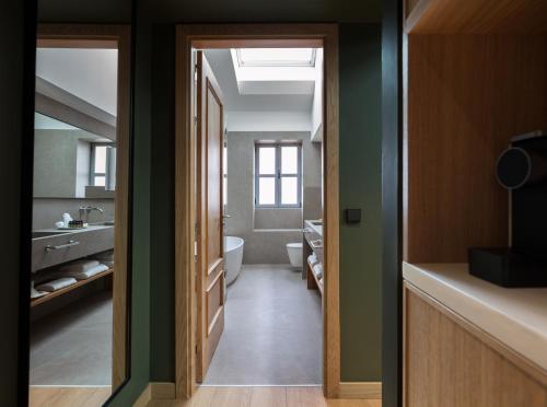 Kúpeľňa v ubytovaní Hotel Arbaso