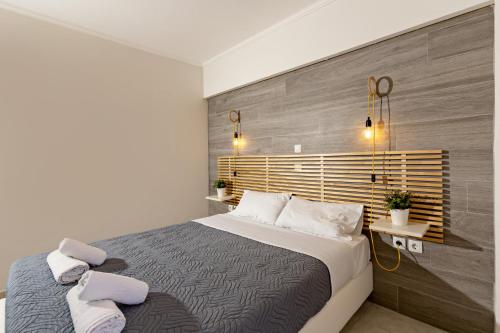 Letto o letti in una camera di Castello Apartments