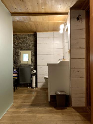 Vonios kambarys apgyvendinimo įstaigoje Chaloupka Jizerské hory