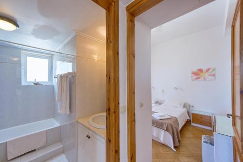 Koupelna v ubytování Rouladina Apartments