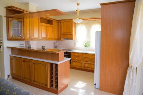 Η κουζίνα ή μικρή κουζίνα στο GREEN PARADISE PALAIA FoKAIA