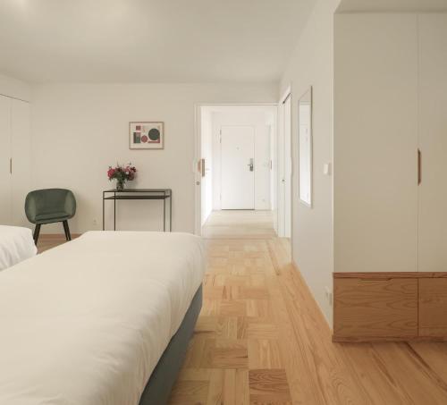Postelja oz. postelje v sobi nastanitve Lisbon Serviced Apartments - Principe Real