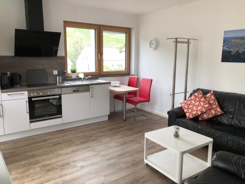 Dapur atau dapur kecil di Ferienappartement Veit
