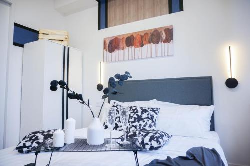 Cama o camas de una habitación en Manatidur@THE HUB SS2