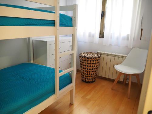 Postel nebo postele na pokoji v ubytování Apartament modern a Girona centre, parking gratis