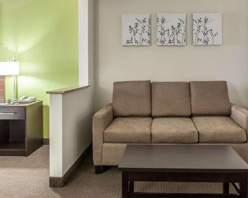 Posezení v ubytování Sleep Inn & Suites Near I-90 and Ashtabula