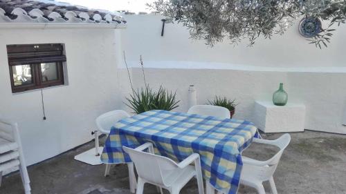A patio or other outdoor area at Sierra Alcaide
