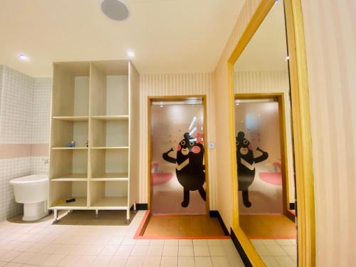 Koupelna v ubytování Hey Bear Capsule Hotel