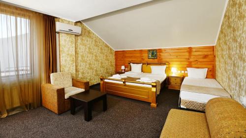 Ένα ή περισσότερα κρεβάτια σε δωμάτιο στο Spa Hotel Select - Halfboard