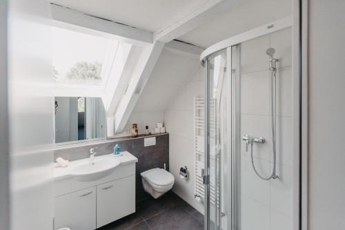 Bathroom sa Gasthof Sunnebad