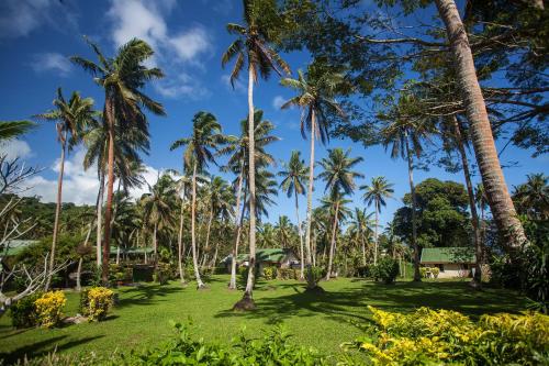 Zahrada ubytování Maravu Taveuni Lodge