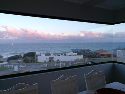 a view of the ocean from a balcony at The View in Glengariff